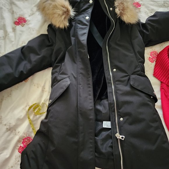 Black zara puffer jacket - Picture 3 of 4